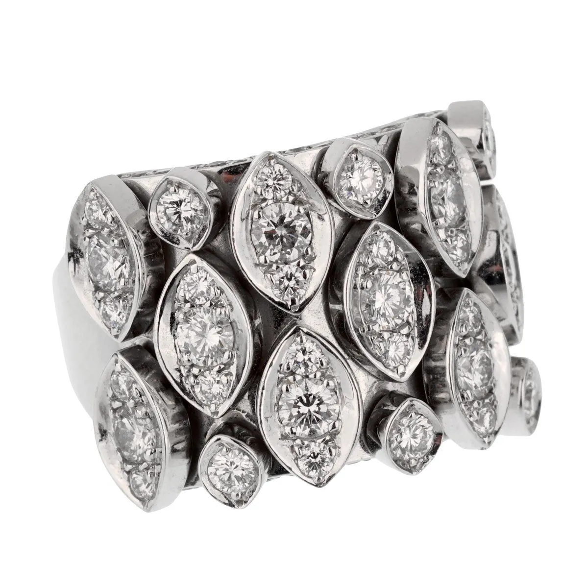 Cartier Diadea Diamond White Gold Ring Cartier Jewelry