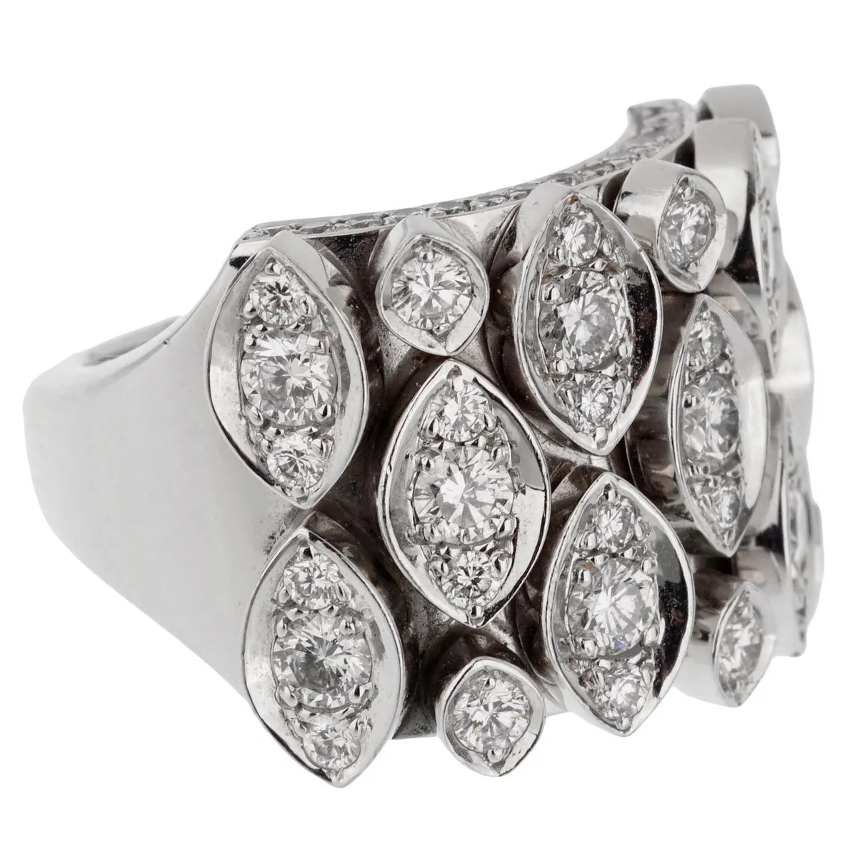 Cartier Diadea Diamond White Gold Ring Cartier Jewelry