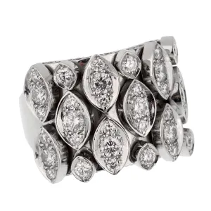 Cartier Diadea Diamond White Gold Ring Cartier Jewelry