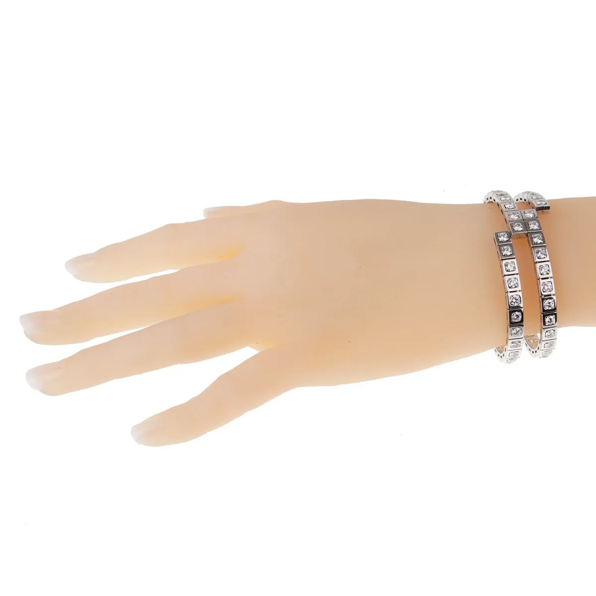 Cartier Diamond Gold Wrap Tennis Bracelet Cartier Jewelry