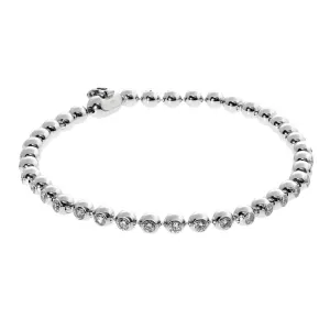 Cartier Diamond Tennis White Gold Bracelet Cartier Jewelry