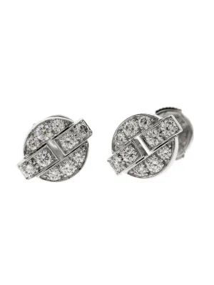 Cartier Himalia Diamond Gold Earrings Cartier Jewelry