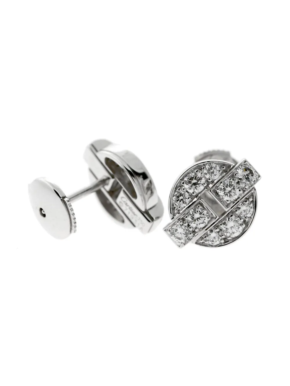 Cartier Himalia Diamond Gold Earrings Cartier Jewelry