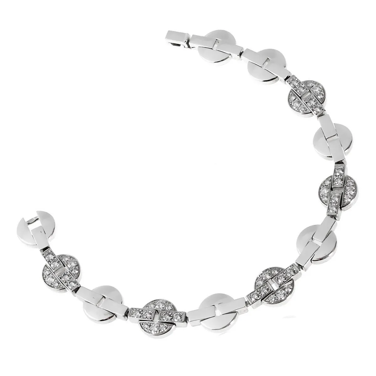 Cartier Himalia Diamond White Gold Bracelet Cartier Jewelry