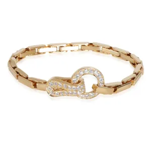 Cartier Jewelry Agrafe Bracelet in 18k Yellow Gold 1.13 CTW