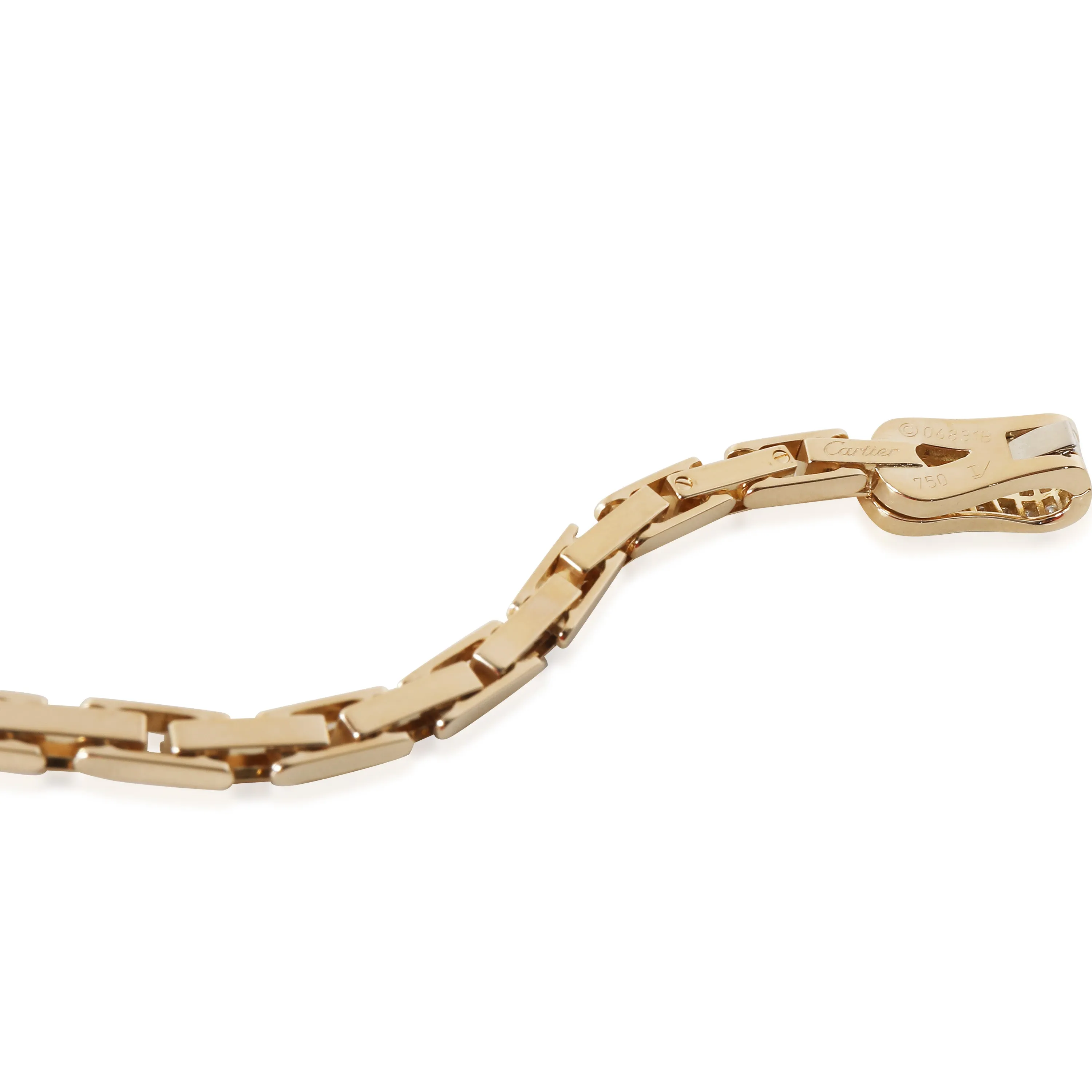 Cartier Jewelry Agrafe Bracelet in 18k Yellow Gold 1.13 CTW