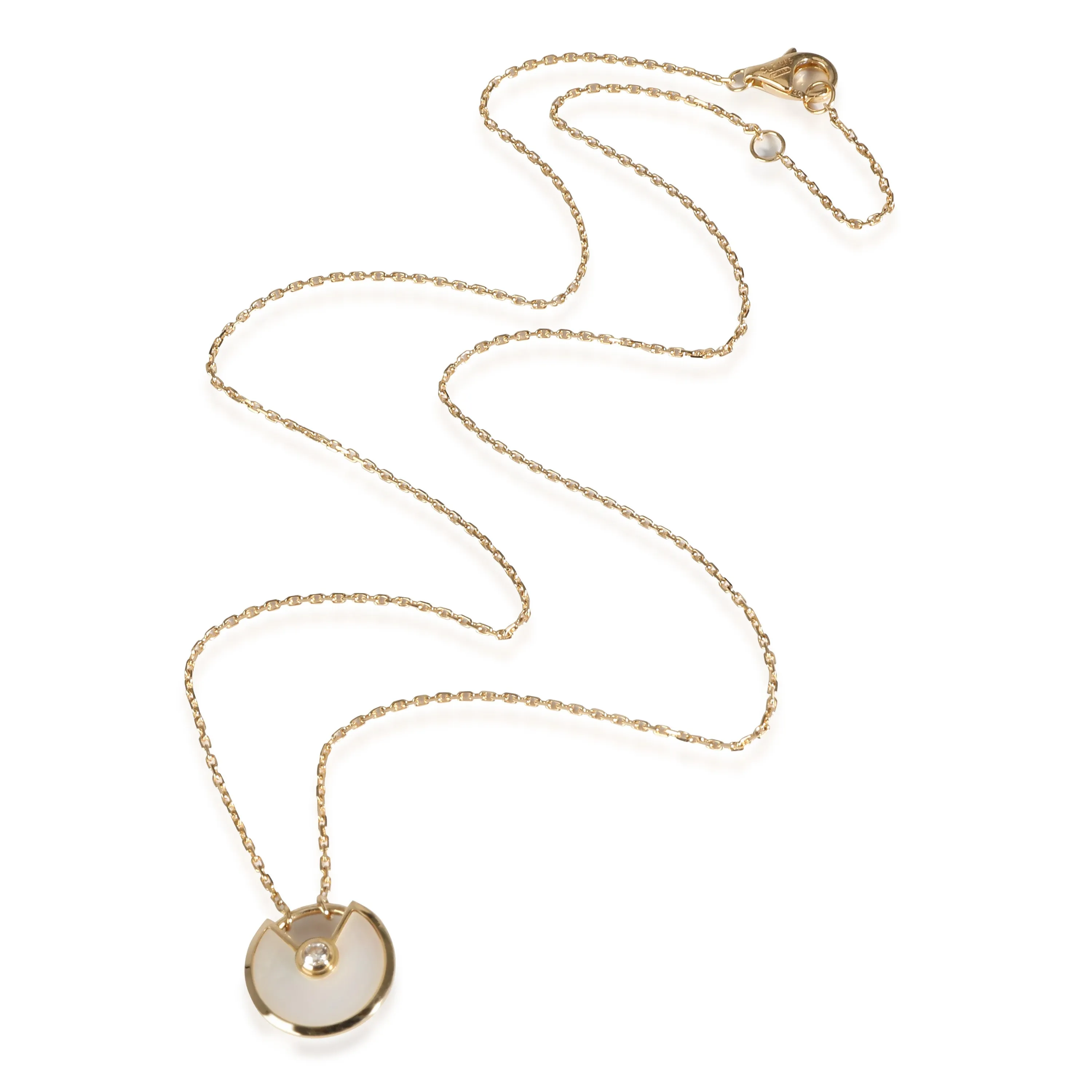 Cartier Jewelry Amulette De Cartier Necklace, XS Model (Yellow Gold)