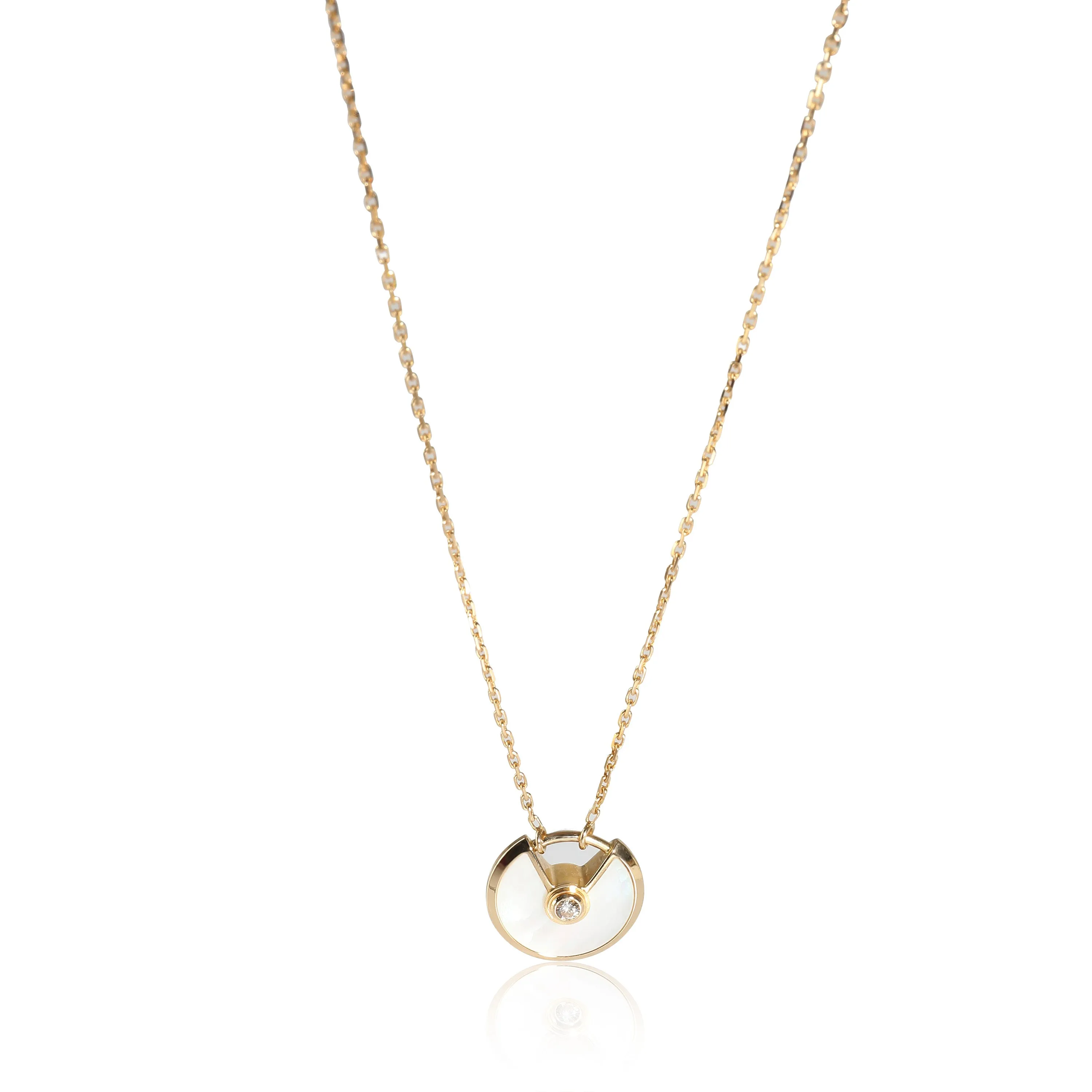 Cartier Jewelry Amulette De Cartier Necklace, XS Model (Yellow Gold)