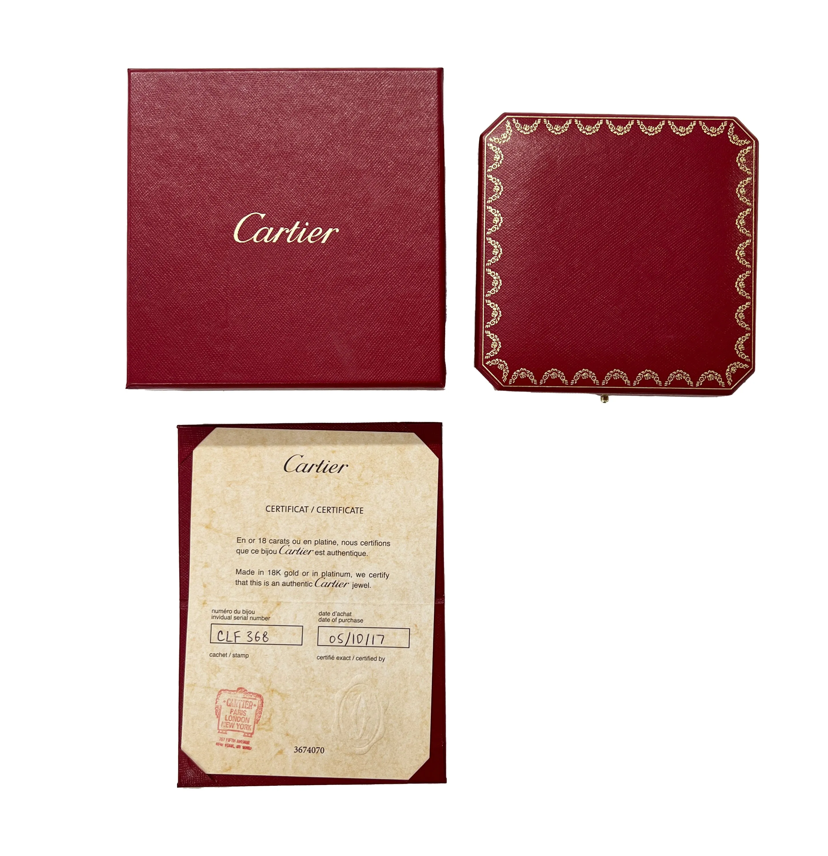 Cartier Jewelry Amulette De Cartier Necklace, XS Model (Yellow Gold)