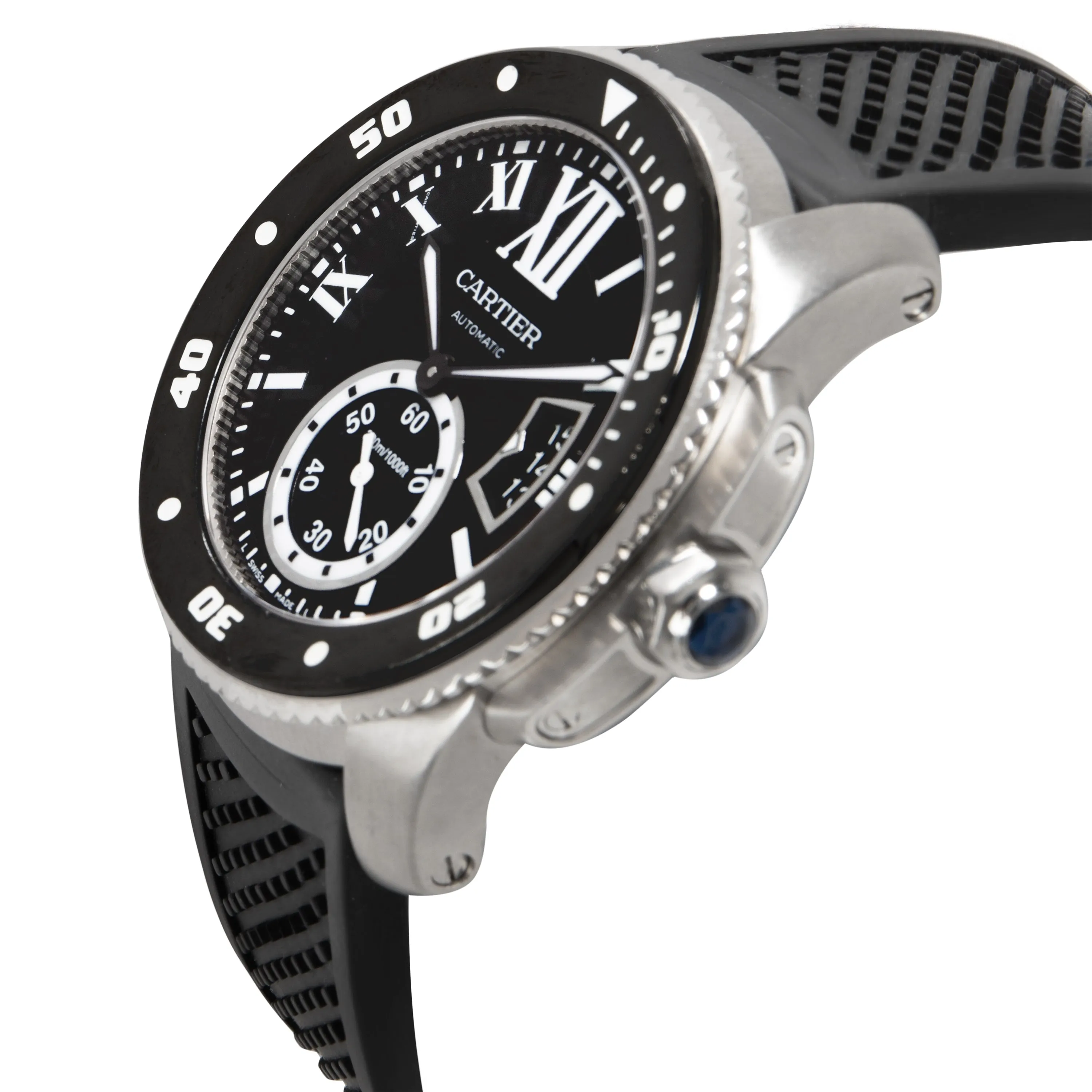 Cartier Jewelry Cartier Calibre de Cartier W7100056 Mens Watch in  Stainless Steel