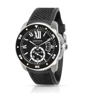 Cartier Jewelry Cartier Calibre de Cartier W7100056 Mens Watch in  Stainless Steel