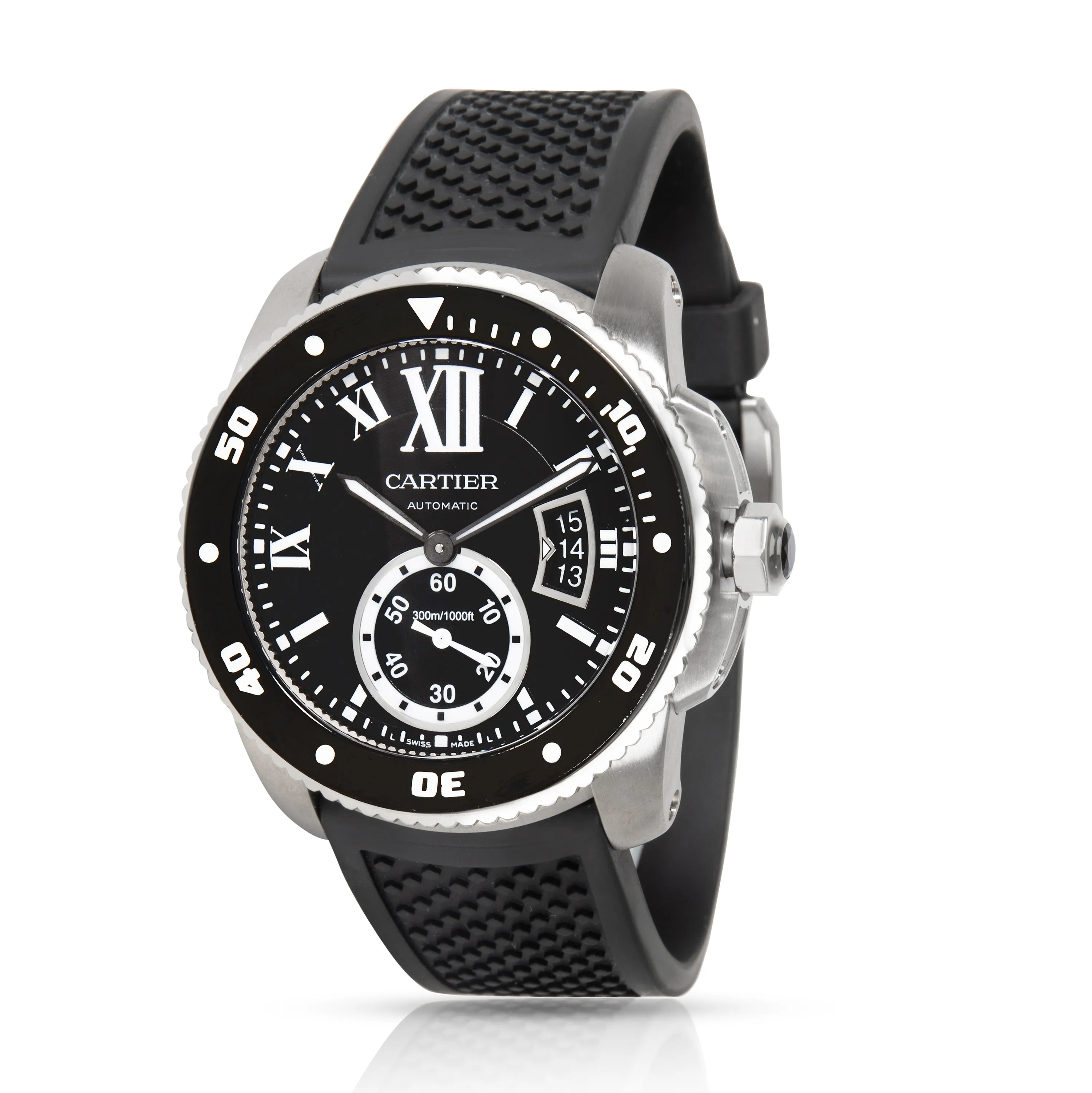 Cartier Jewelry Cartier Calibre de Cartier W7100056 Mens Watch in  Stainless Steel