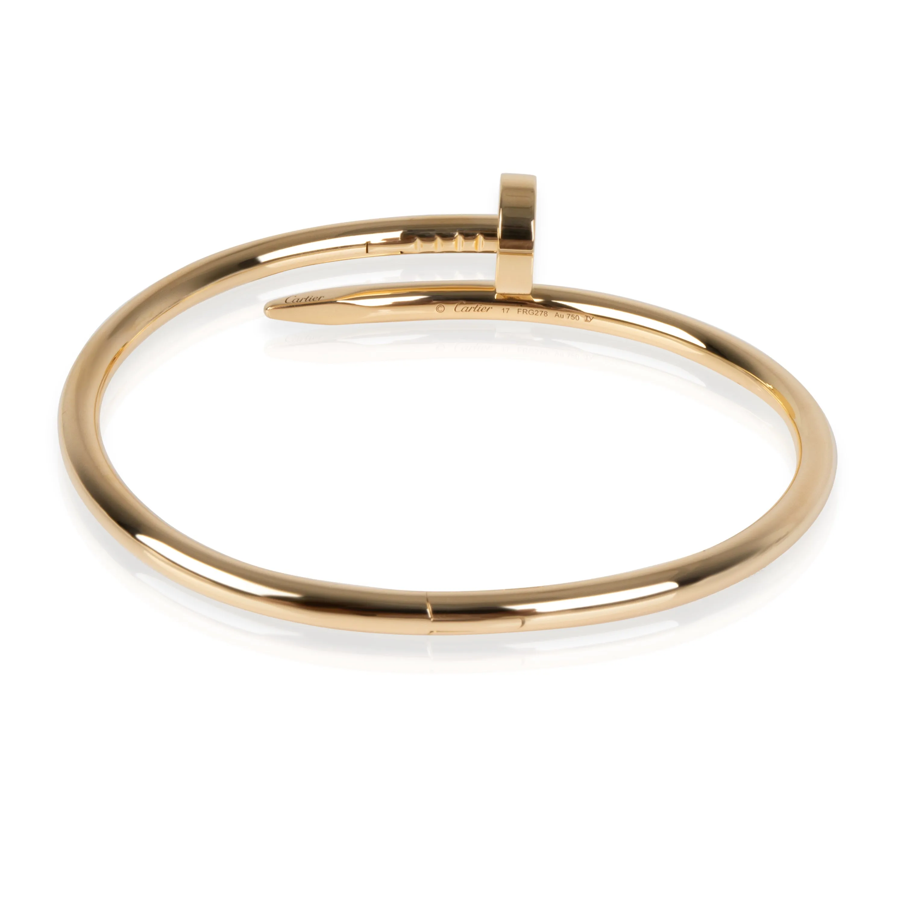 Cartier Jewelry Cartier Juste un Clou Bracelet in 18K Yellow Gold Size 17