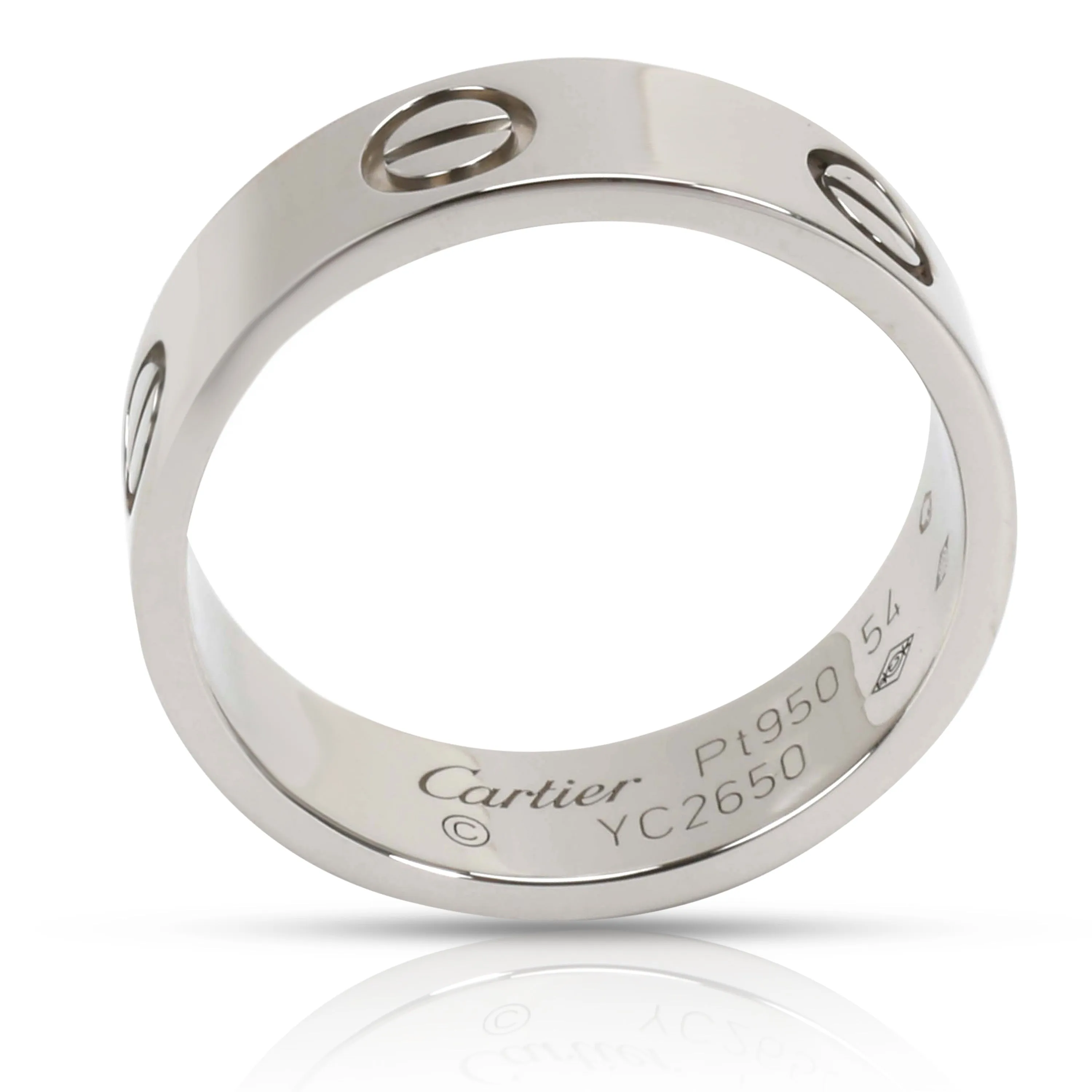 Cartier Jewelry Cartier Love Band in Platinum (Size 54)