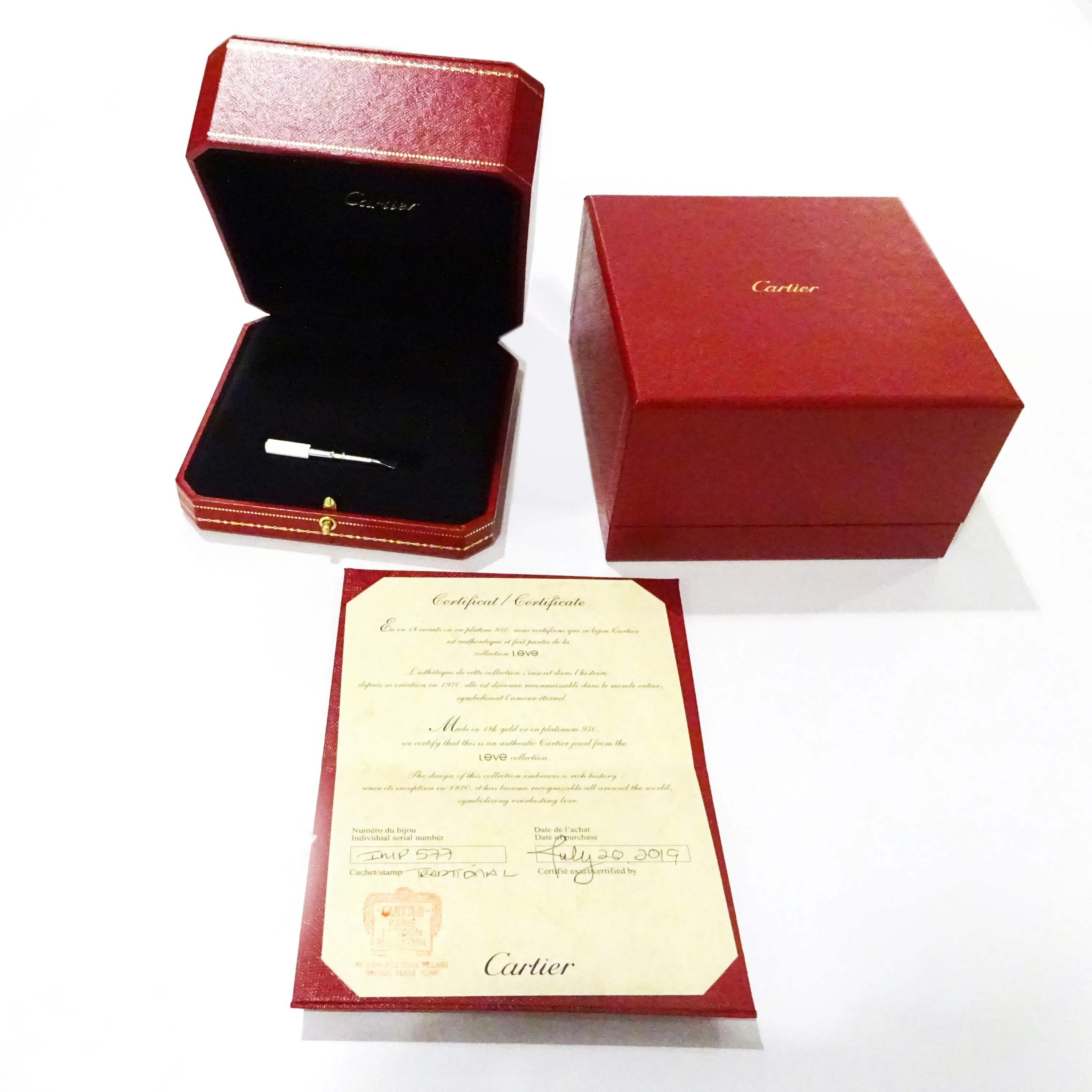 Cartier Jewelry Cartier Love Bangle in 18K White Gold