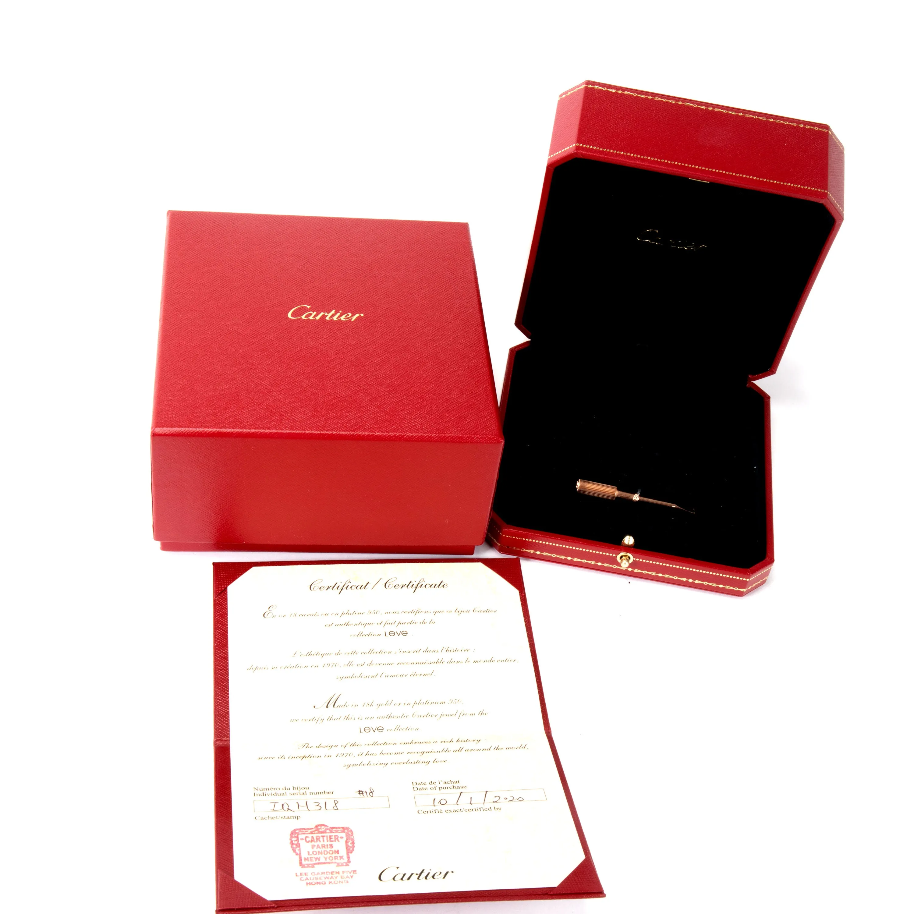 Cartier Jewelry Cartier Love Bracelet in 18K Rose Gold Size 18