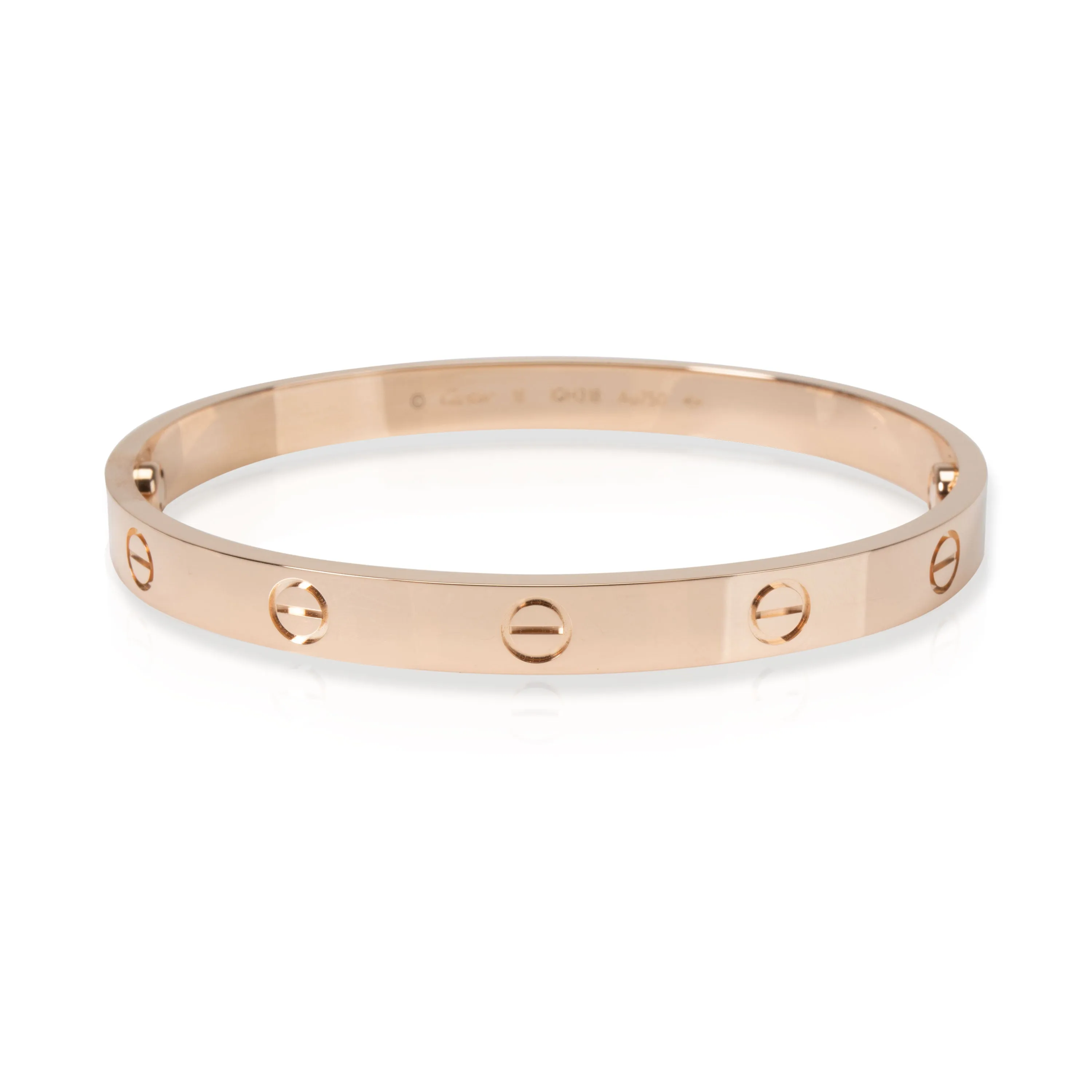 Cartier Jewelry Cartier Love Bracelet in 18K Rose Gold Size 18