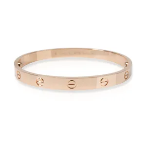 Cartier Jewelry Cartier Love Bracelet in 18K Rose Gold Size 18