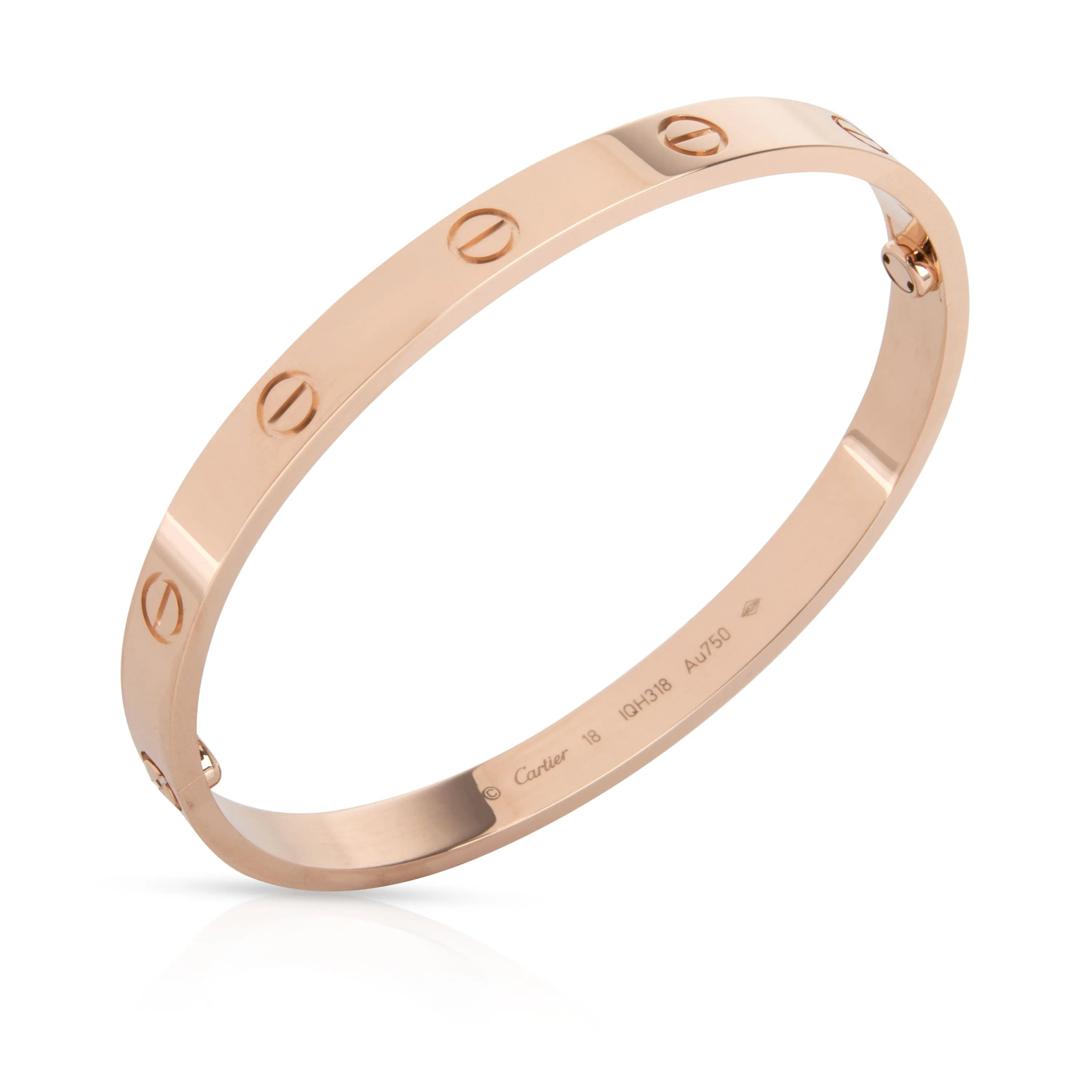 Cartier Jewelry Cartier Love Bracelet in 18K Rose Gold Size 18