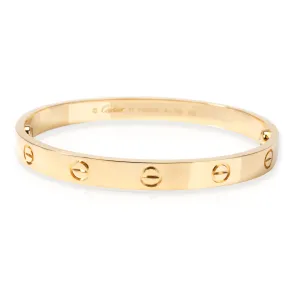 Cartier Jewelry Cartier Love Bracelet in 18K Yellow Gold Size 17
