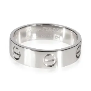 Cartier Jewelry Cartier Love Ring in  Platinum 5.5 mm