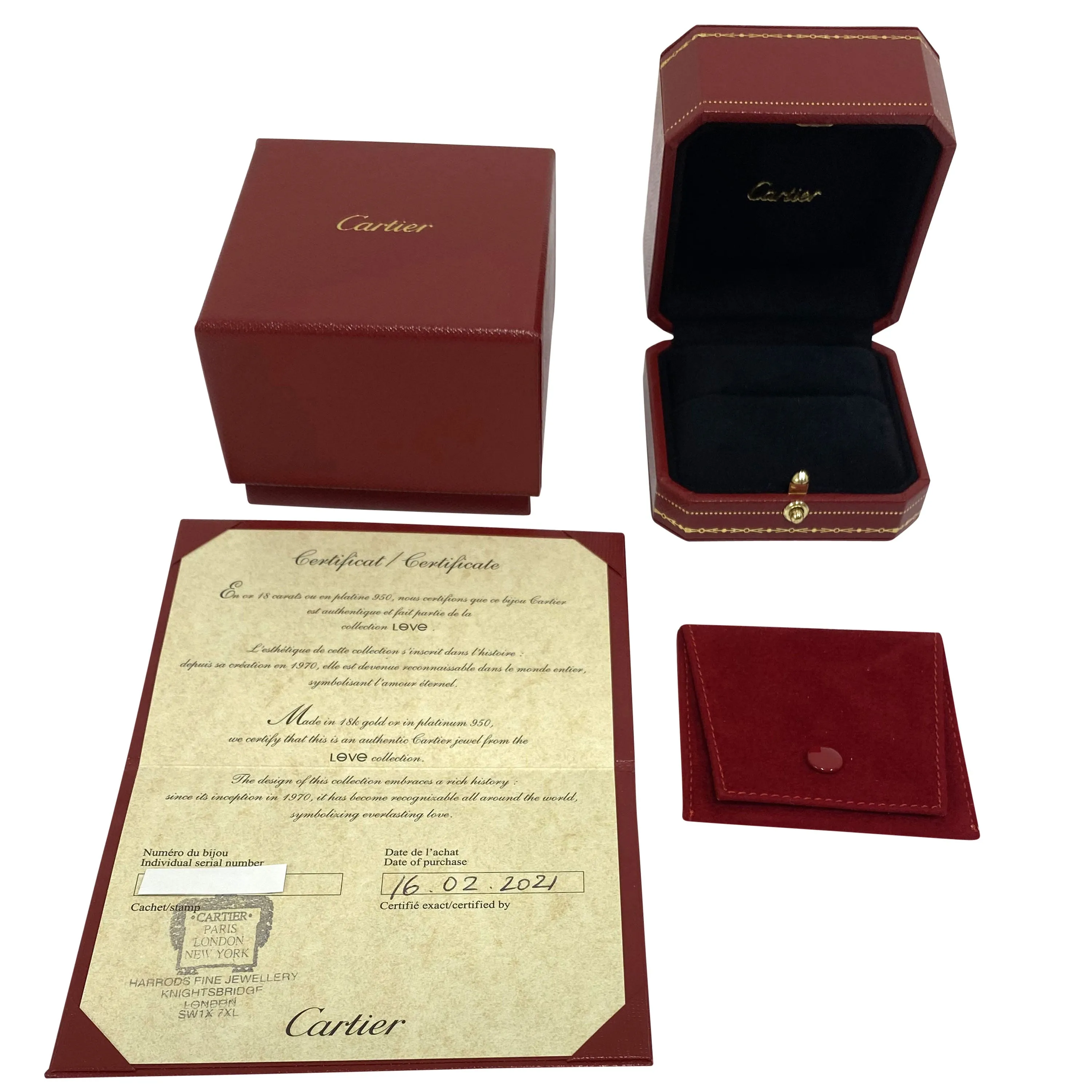 Cartier Jewelry Cartier Love Wedding Band in 18kt Rose Gold