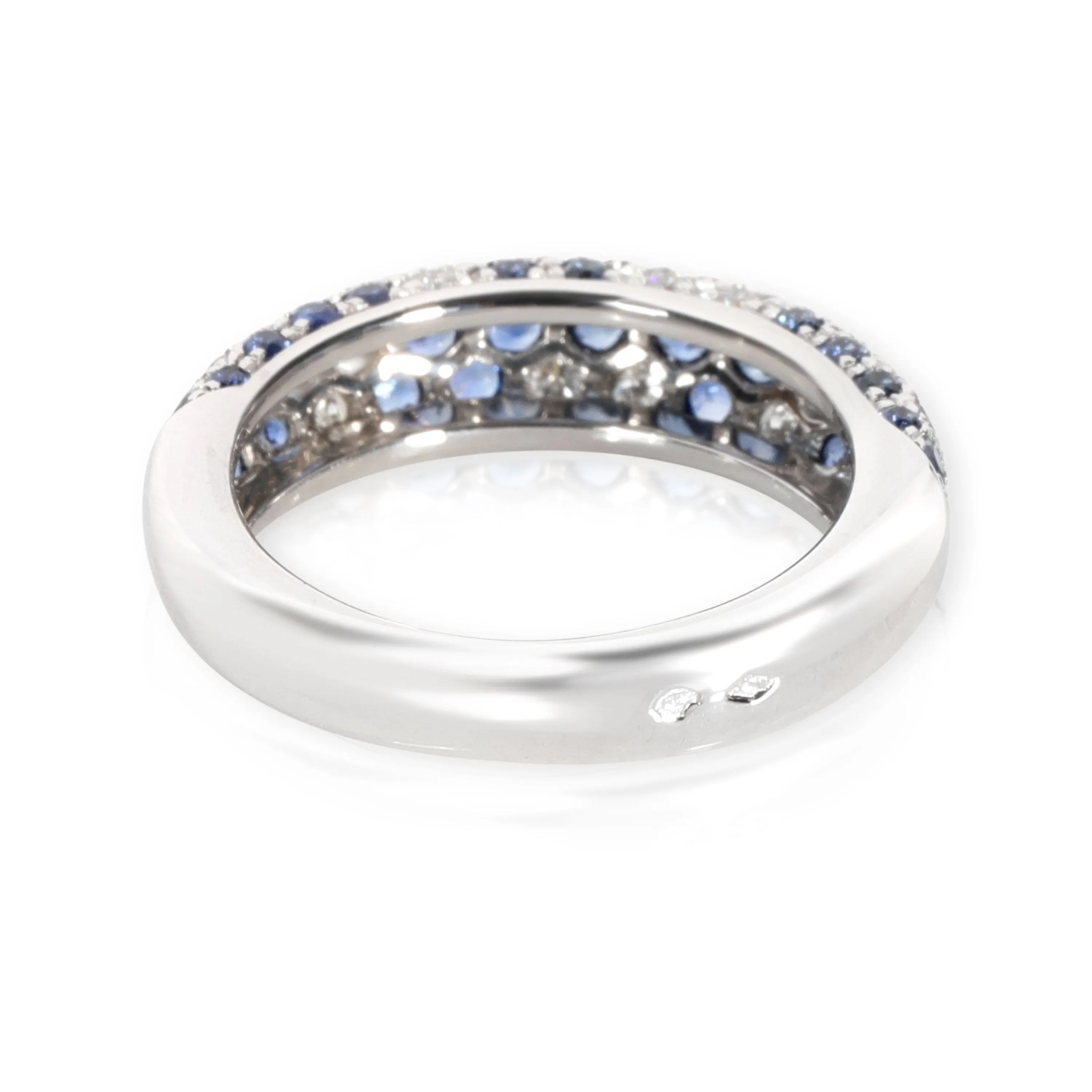 Cartier Jewelry Cartier Mimi Sapphire & Diamond Pave Dome Ring in 18K White Gold