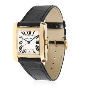 Cartier Jewelry Cartier Tank Francaise W5000156 Unisex Watch in 18kt Yellow Gold