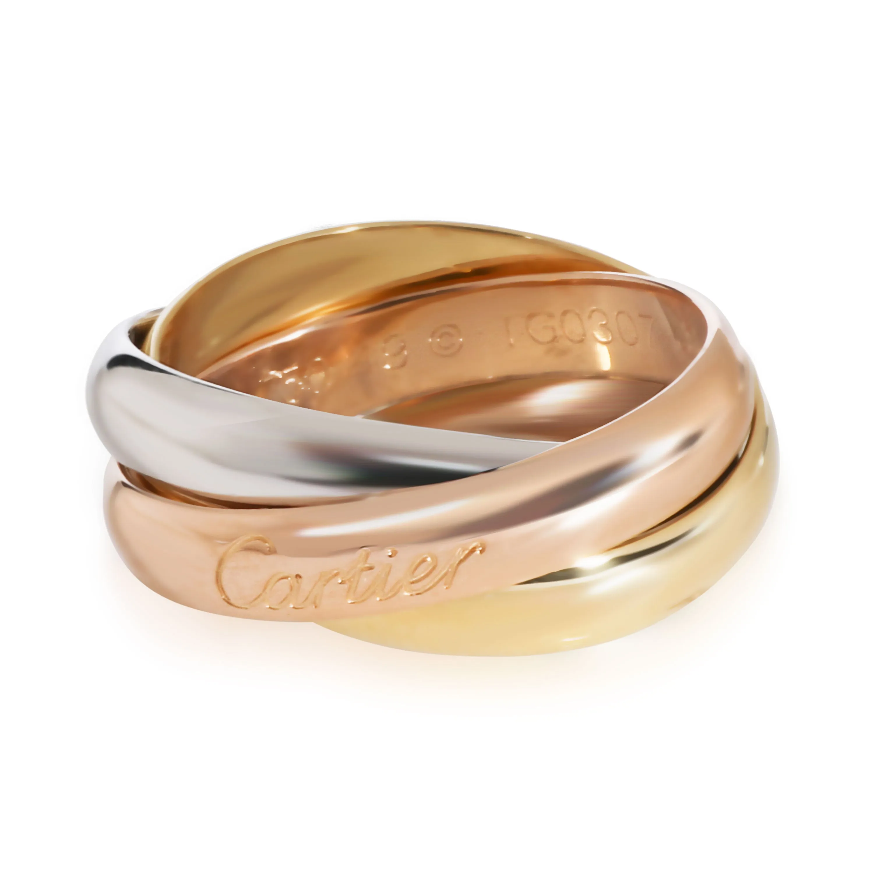 Cartier Jewelry Cartier Trinity Ring in 18K 3 Tone Gold
