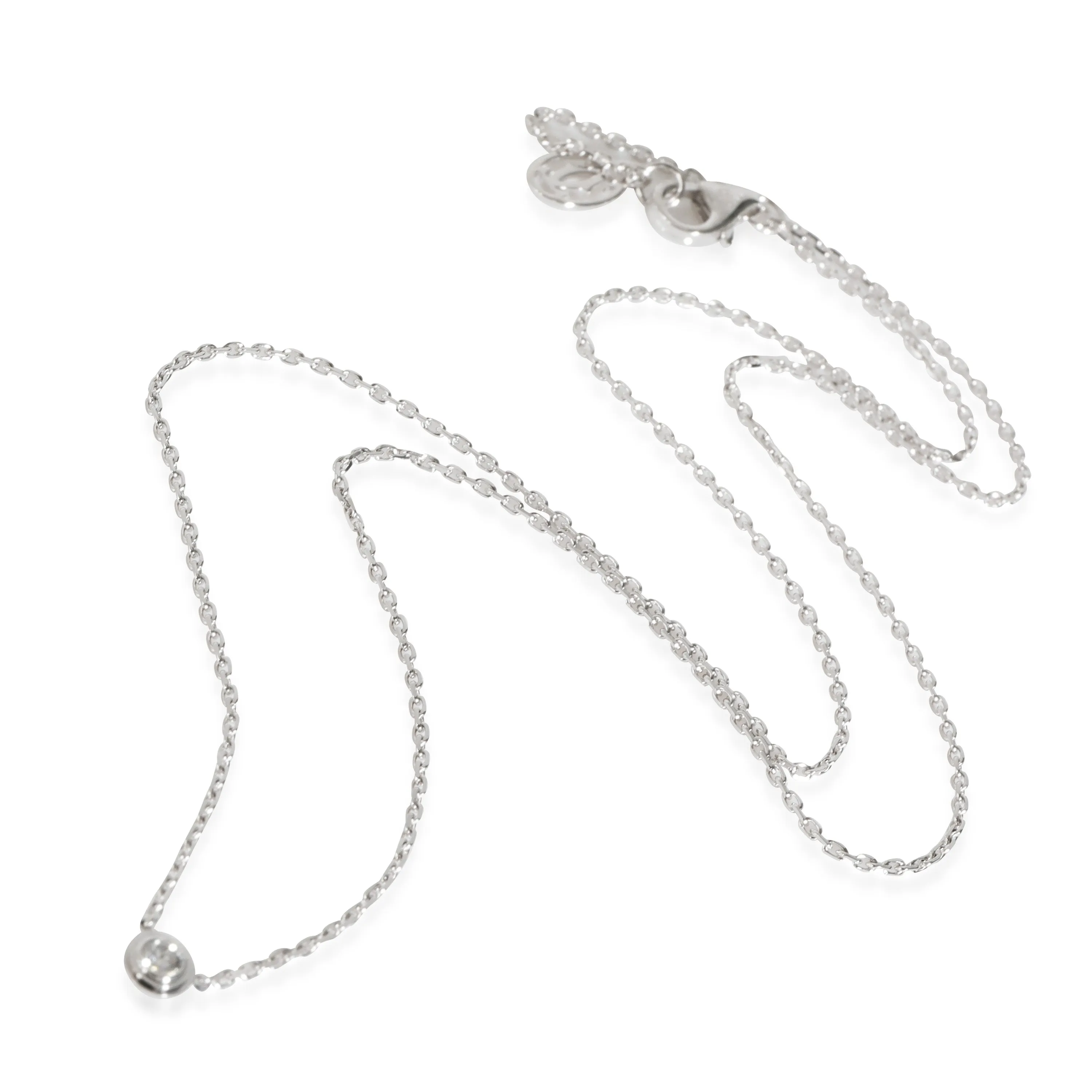Cartier Jewelry Damour Diamond Necklace (White Gold)