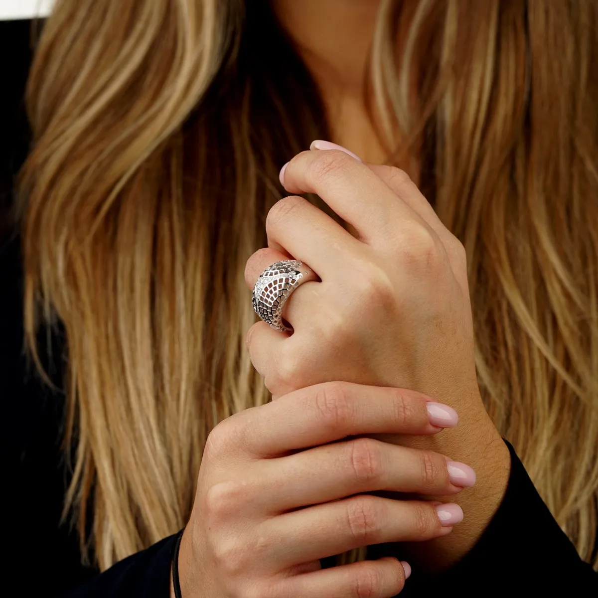 Cartier Nouvelle Vague Diamond 18k White Gold Suite Cartier Jewelry