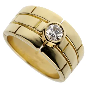 Cartier Panthere Solitaire Yellow Gold Band Ring Sz 5 Cartier Jewelry