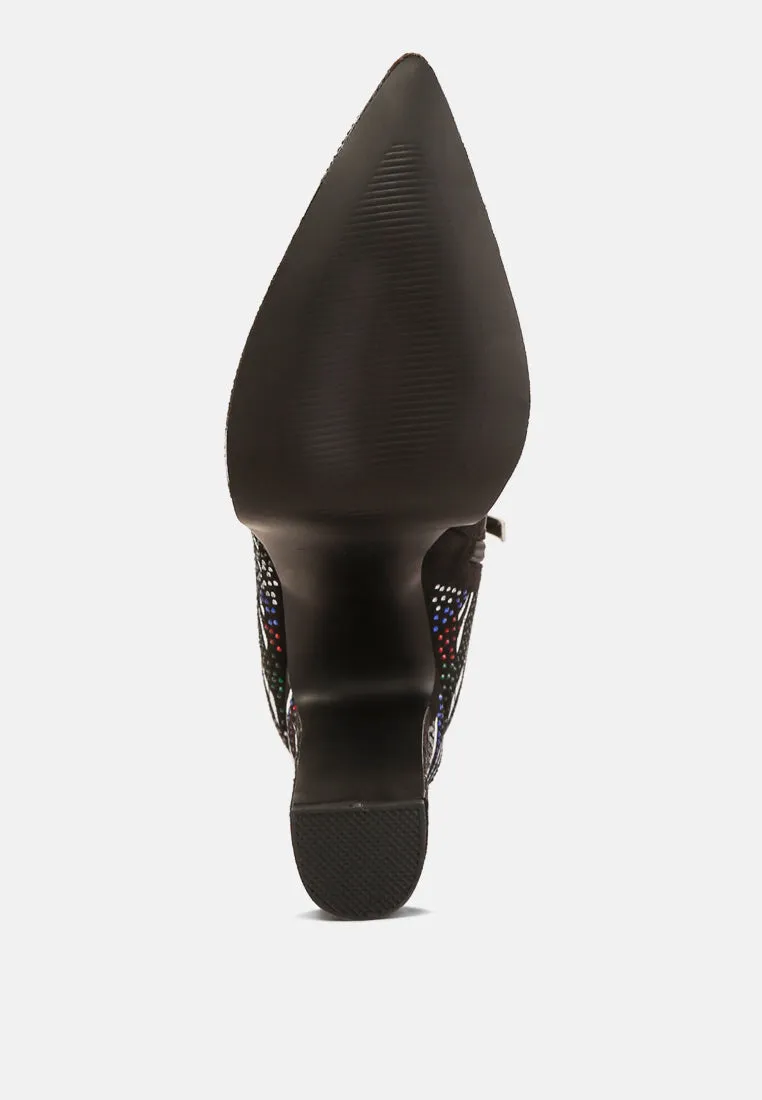 cartier pattern embellishment platform boots London Rag