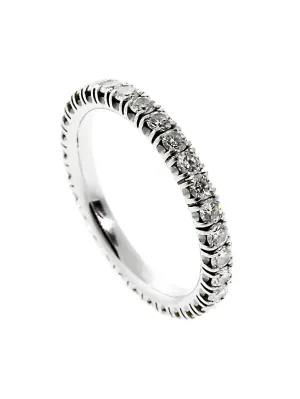 Cartier Platinum Diamond Eternity Band Cartier Jewelry