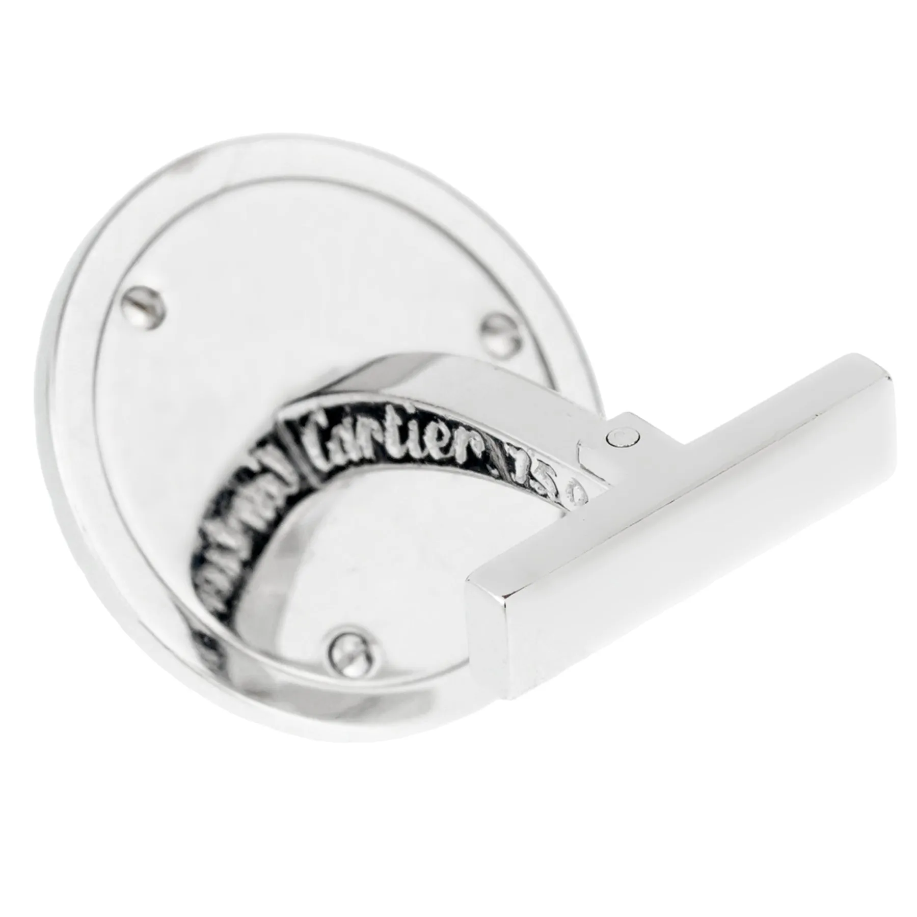Cartier Safe Combination White Gold Cufflinks Cartier Jewelry