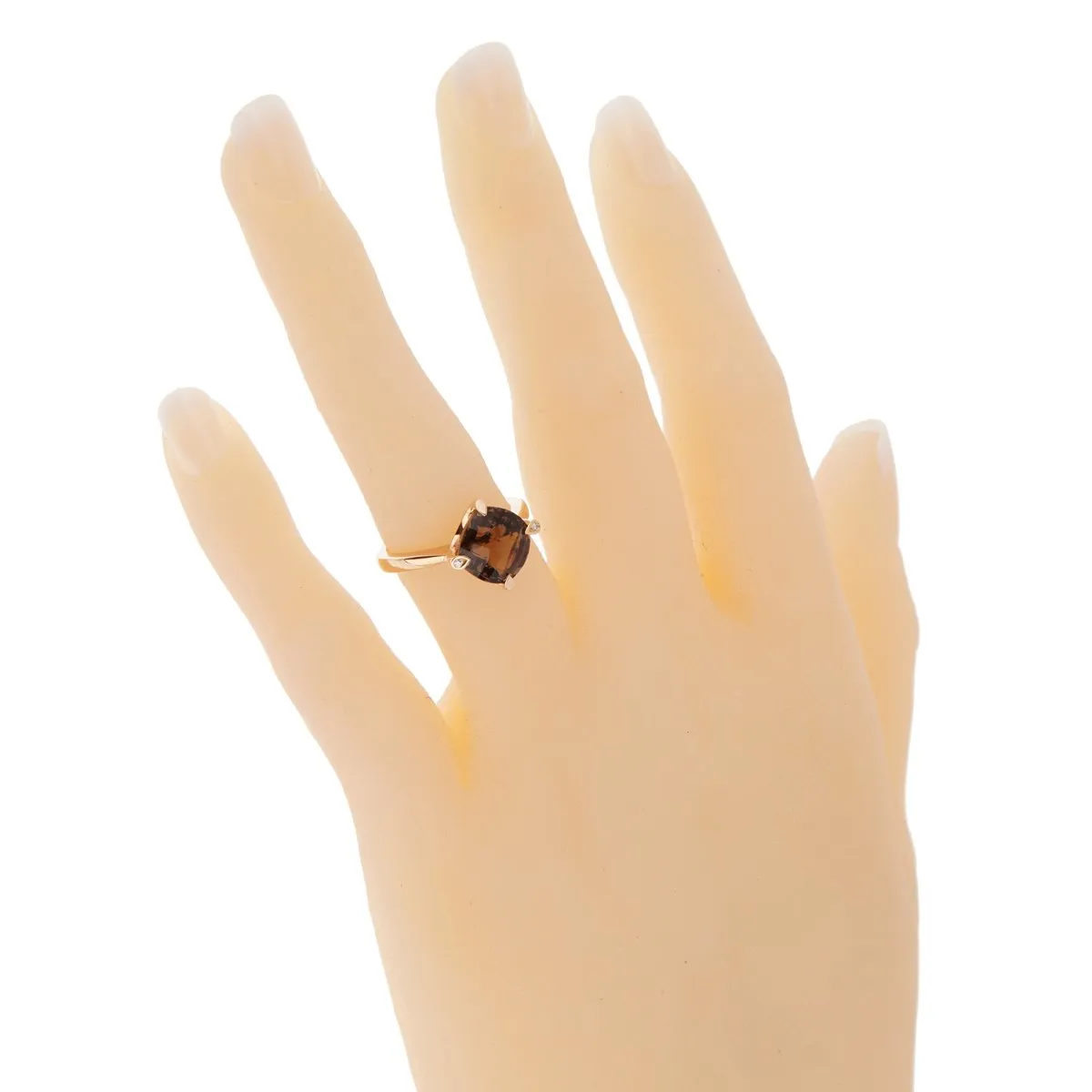 Cartier Smoky Quartz Diamond Cocktail Ring Cartier Jewelry