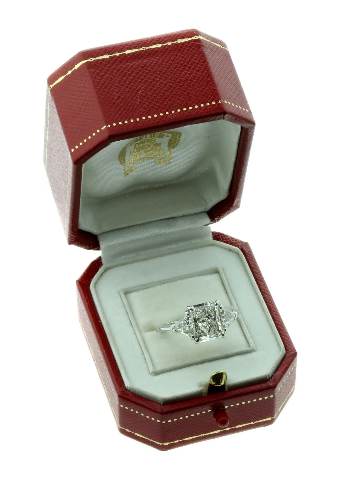 Cartier Starburst Diamond Engagement Ring in Platinum Cartier Jewelry