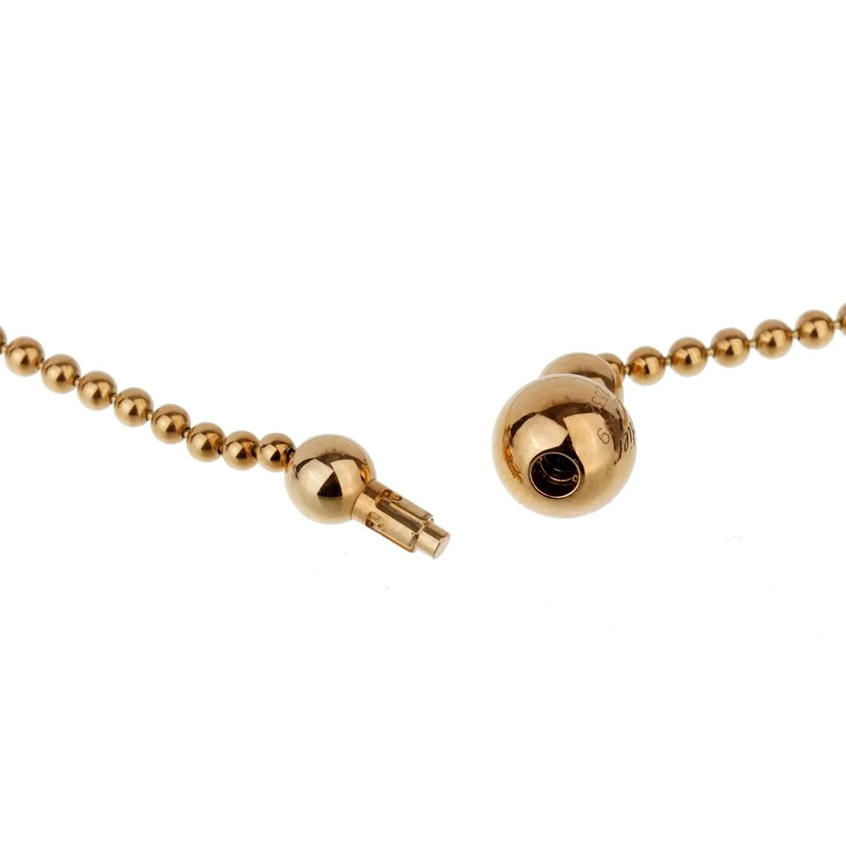 Cartier Vintage Solitaire Diamond Gold Pendant Necklace Cartier Jewelry