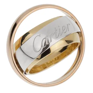 Cartier Vintage Trinity Tri Color Band Ring Cartier Jewelry