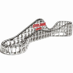 CDX Blocks Cyclone Roller Coaster Building Set - 900  Pieces