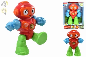 Children's Mini Robot Toy with Light & Sound Effects
