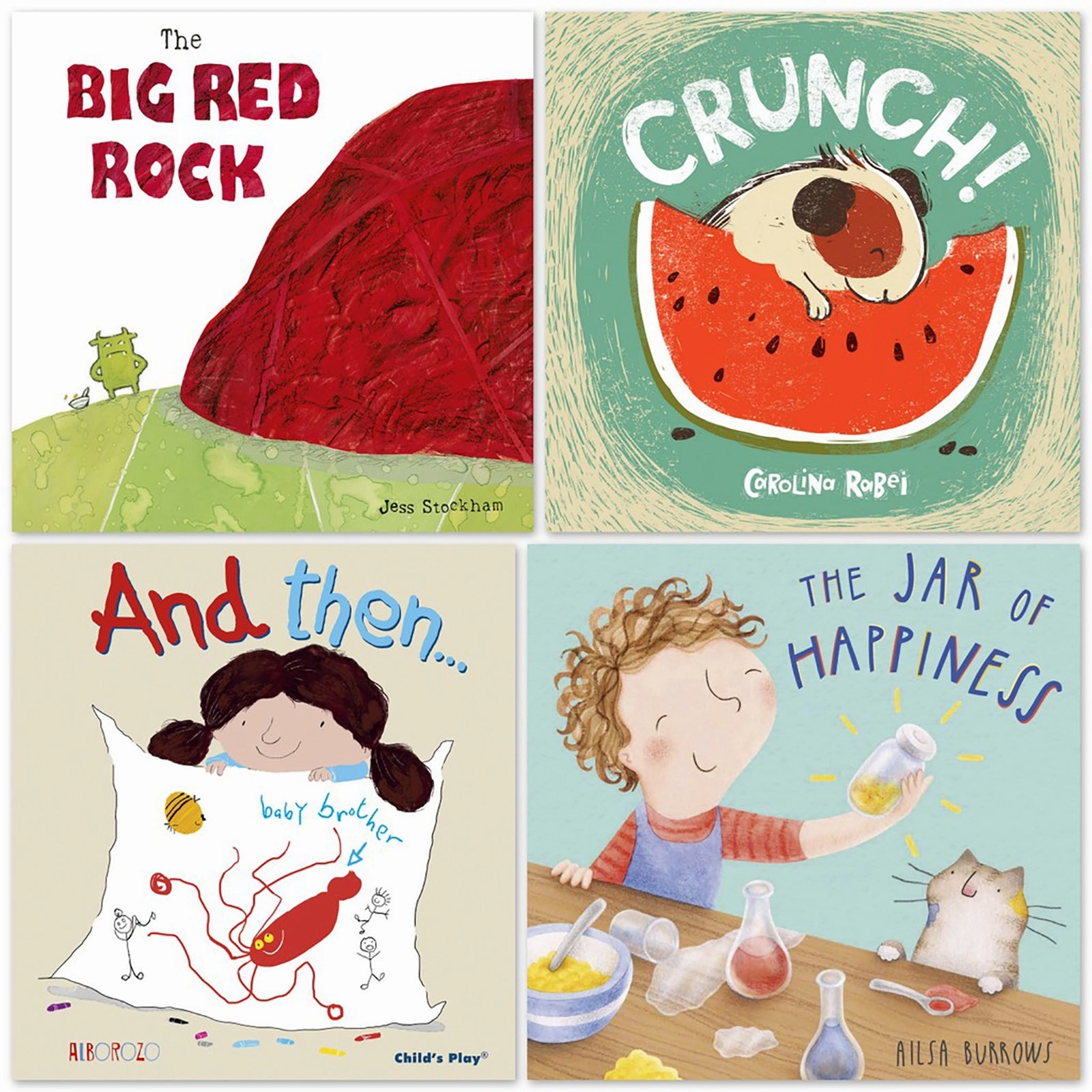 Childs Play Books 4-Piece Soft Cover Set on Friendship & Sharing
