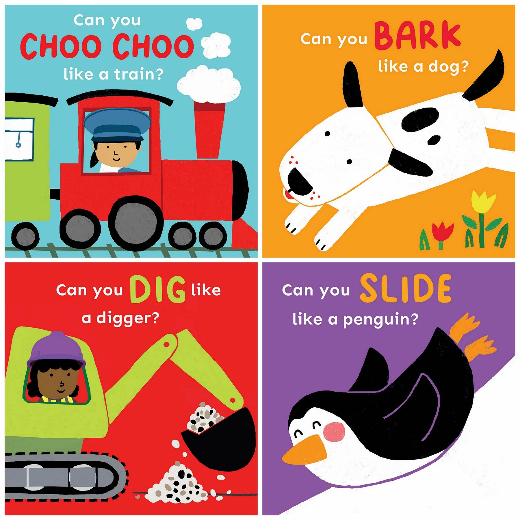 Childs Play Books Copy Cats, 4-Board Book Set