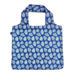 Clamshells Navy blu Reusable Shopping Bag-Machine washable