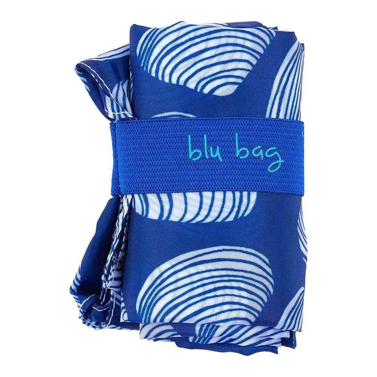 Clamshells Navy blu Reusable Shopping Bag-Machine washable