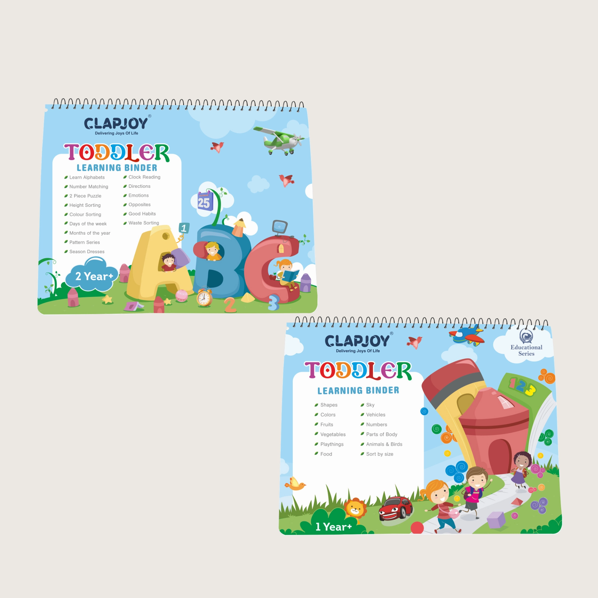 Clapjoy Velcro Preschool Busy Book Combo