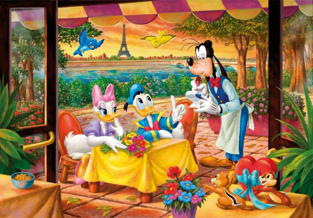 Clementoni 180 Piece SupeRColor Puzzle Disney Classic Donald And Daisy Dining