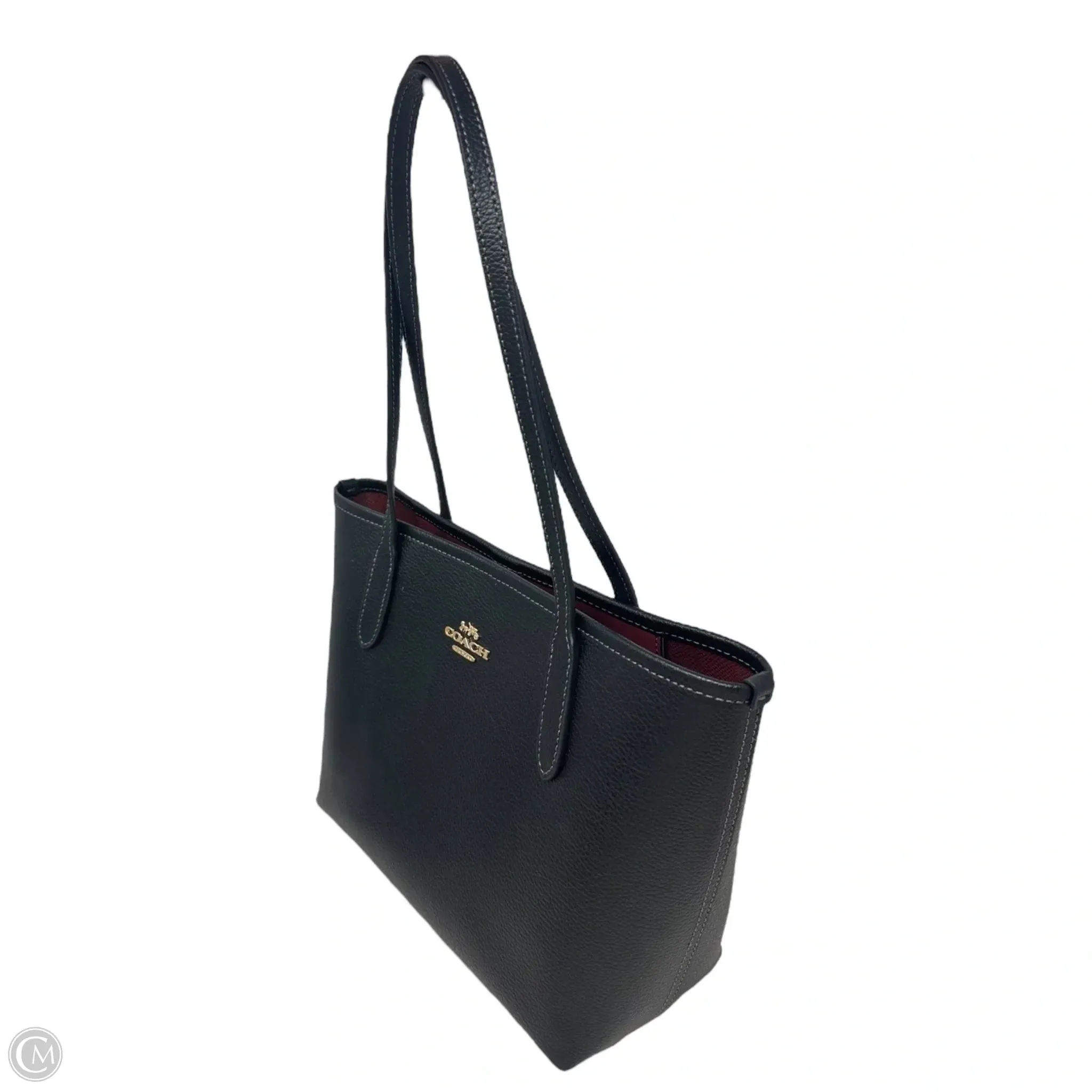 Coach Bags City Tote Handbag Leather Designer By Coach, Size: Small