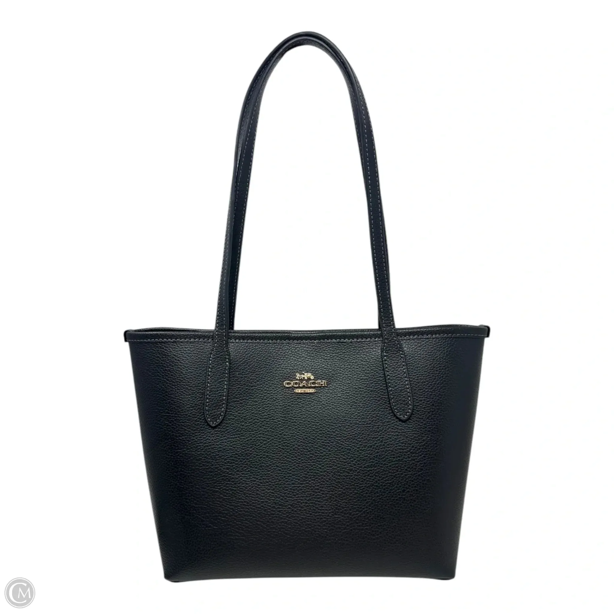 Coach Bags City Tote Handbag Leather Designer By Coach, Size: Small