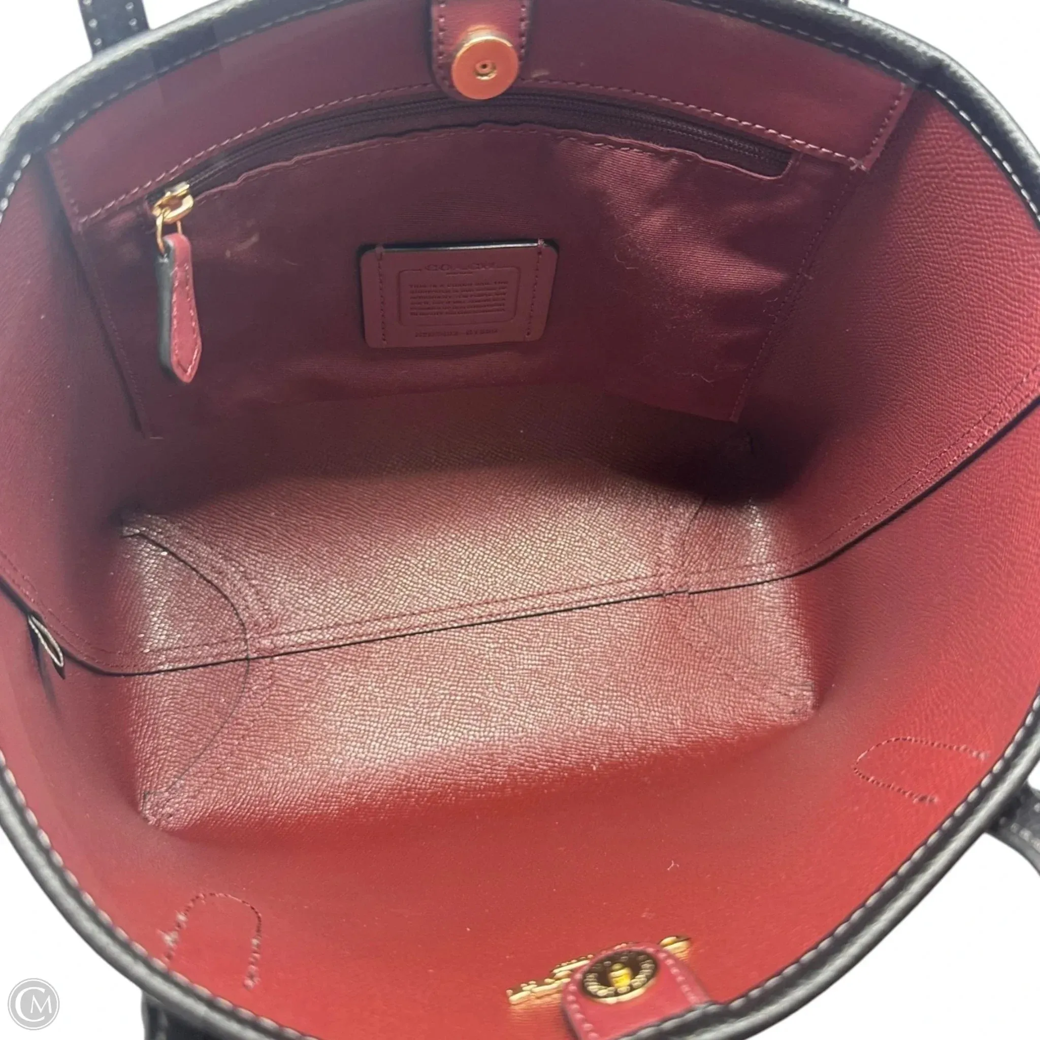 Coach Bags City Tote Handbag Leather Designer By Coach, Size: Small